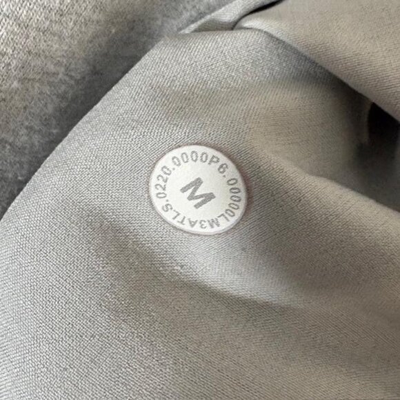 Lululemon Hoodie Mens Medium Heather Gray Pullover Drawstring Raglan Athletic - Picture 4 of 8